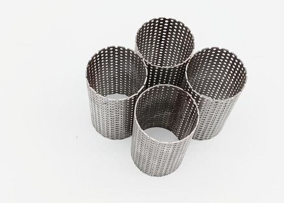 Aperture 4mm Diameter 85mm Perforated Metal Pipe Height 153mm