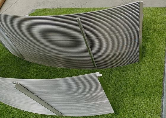 Slot Size 0.1mm Filter Fish And Shrimp Feces Static Wedge Wire Screen Sieve Mesh